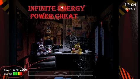 FNAF 1 unlimited power HACK! night 1 and night 2 complete!