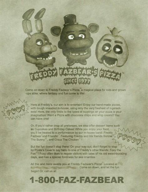 FNaF contract: TOUCH FREDDY