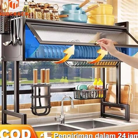 FOGFIT Rak Piring Wastafel Stainless Steel Multi-fungsi Dengan Rak ... - balustradellc