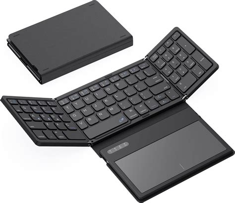 Foldable Keyboard With Touchpad - balustradellc