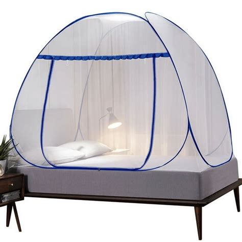 Foldable Mosquito Net Bed Canopy Portable Bed Pop … - balustradellc
