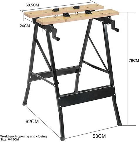 Foldable Workbench Portable Clamping Work Table … - balustradellc
