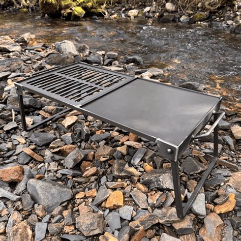 Folding Base Camp Grill – Campfire Cookshop - balustradellc