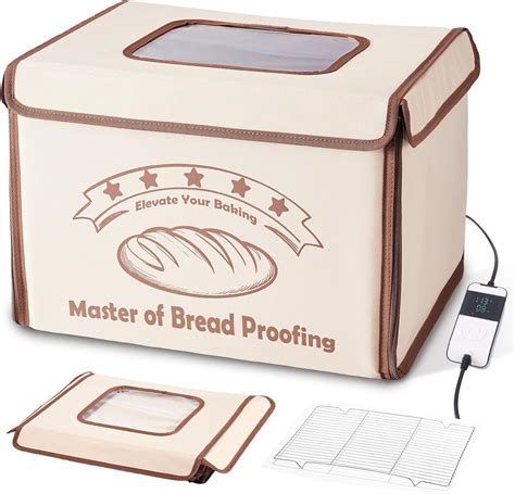 Folding Bread Proofing Box, Dough Proofer with 50-113F Temp … - balustradellc