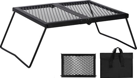 Folding Campfire Grill | Steel Mesh & Portable Design - Target - balustradellc
