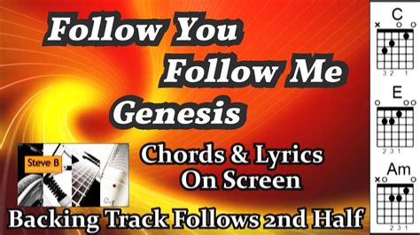 FOLLOW YOU FOLLOW ME CHORDS by Genesis @ Ultimate …