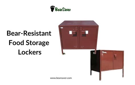Food Storage Lockers – BearSaver - balustradellc
