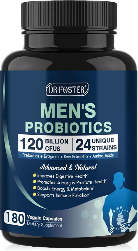 FoodiMed Probiotics for Men Digestive Health, 70 Billion CFUs Mens ... - balustradellc