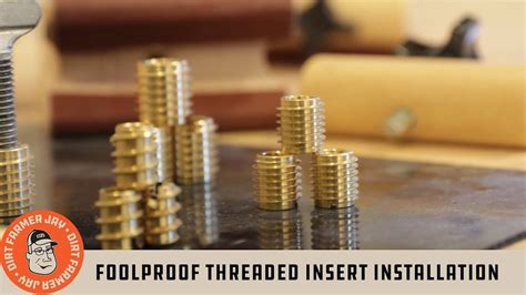 Foolproof Threaded Insert Installation - balustradellc