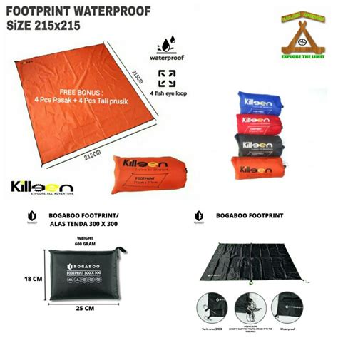 Footprint Tenda / Pelindung Alas Tenda Full Seamseal … - balustradellc