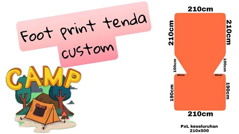 Footprint tenda Custom plus teras - balustradellc