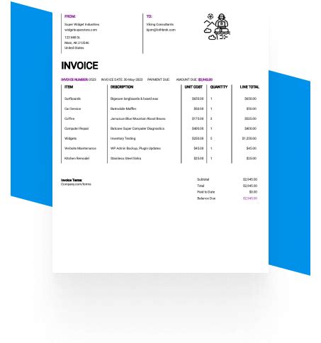 Foraging Guide Invoice Template - Bill for Wild Edible Walks & Mushroom ... - muktibox.com