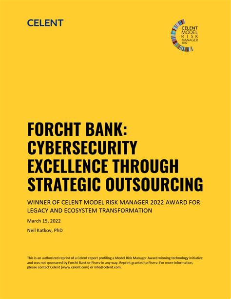 FORCHT BANK: CYBERSECURITY EXCELLENCE THROUGH …