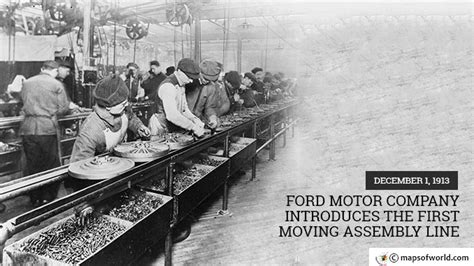 Ford installs first moving assembly line - PBS - wintechmobiles.com