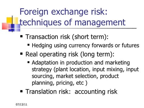 Foreign Exchange Risk and Risk Hedging Strategies - balustradellc