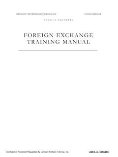 FOREIGN EXCHANGE TRAINING MANUAL - globatc.com