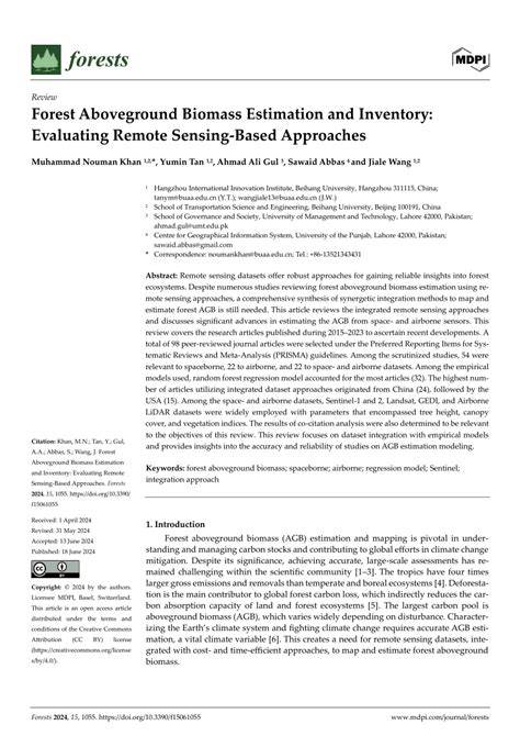 Forest aboveground biomass estimation based on … - raincitystudios.com