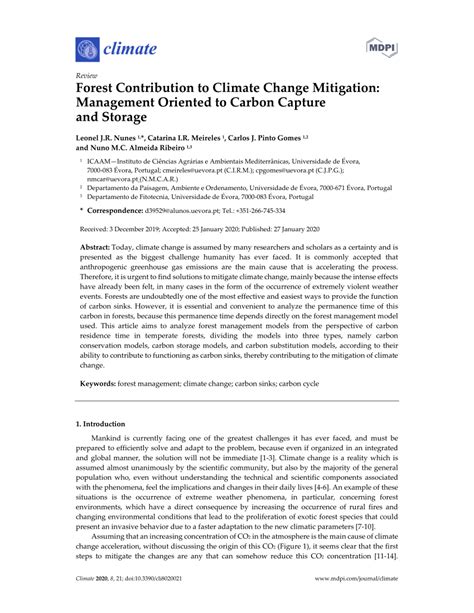 Forest Contribution to Climate Change Mitigation: … - raincitystudios.com