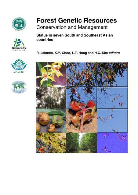 Forest Genetic Resources: Conservation, Management and Utilization - raincitystudios.com