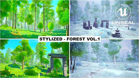 Forest Landscape Vol.1 - Low Poly Stylized Environment | Fab - muktibox.com