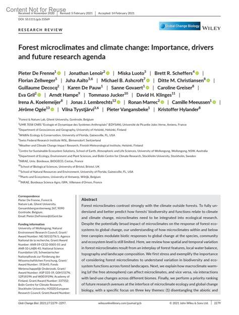 Forest Microclimates (Chapter 11) - Seeing the Forest for the Trees - raincitystudios.com