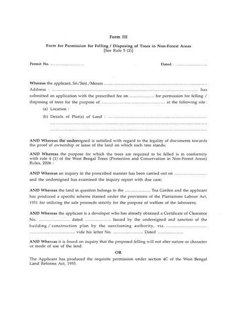 Forest Tree Felling Permit System - raincitystudios.com
