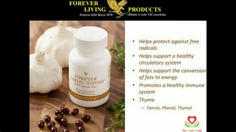 FOREVER GARLIC THYME BENEFITS OF FOREVER GARLIC THYME