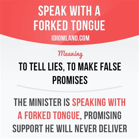 FORKED TONGUE English meaning - Cambridge Dictionary