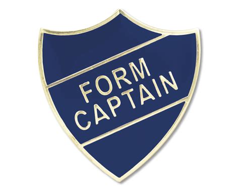 FORM CAPTAIN badge