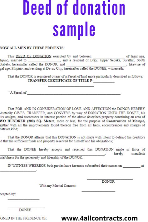 Formal Requirements in Donating Real Property in the Philippines - balustradellc