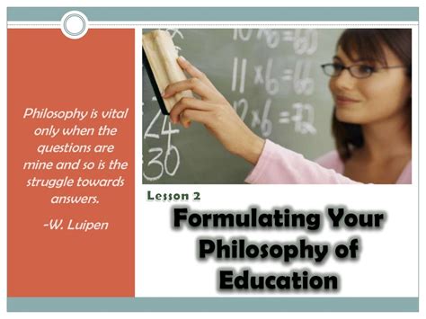 FORMULATING YOUR PHILOSOPHY OF EDUCATION pptx