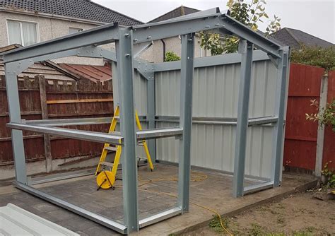 FORT BUILDINGS Steel Frame Shed built STRONGER!