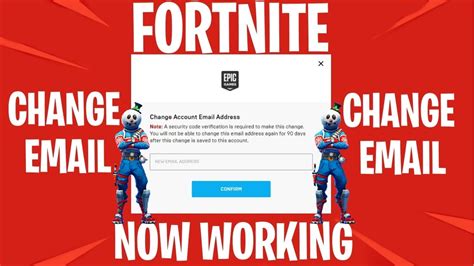 FORTNITE How To Change Epic Games Email Season 7 (WORKING) YouTube