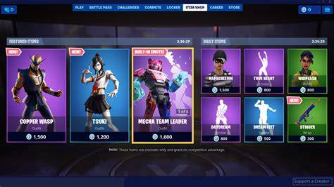 Fortnite Item Shop: In-Game Cosmetics & Items - Fortnite - raincitystudios.com
