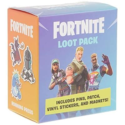 Read Online Fortnite Official Loot Pack Includes Pins Patch Vinyl Stickers And Magnets By 