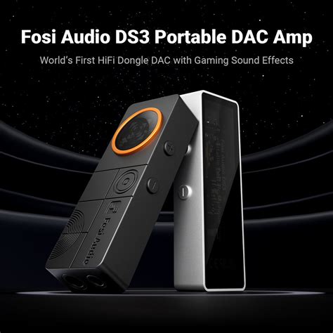 Fosi Audio DS3 USB-C DAC Amp Dongle, Portable Headphone - balustradellc
