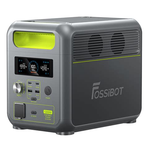 FOSSiBOT UP-1200 Portable Power Station LiFePO4 Solar … - balustradellc