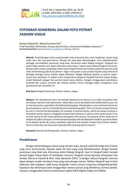 FOTOGRAFI KOMERSIAL DALAM FOTO POTRAIT FASHION VOGUE - balustradellc