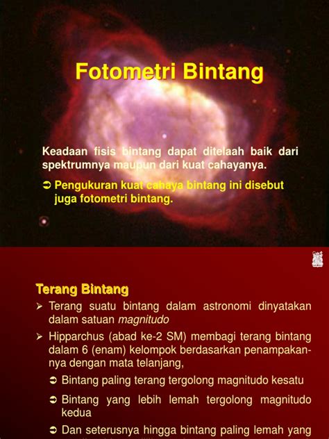 Fotometri dan Spektroskopi Bintang | PDF | Ilmu Sosial - wintechmobiles.com