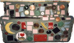 Found objects and pique assiette mosaic - The Joy of … - muktibox.com