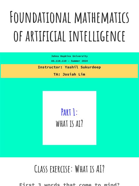 Foundational Mathematics for AI - Coursera - wintechmobiles.com
