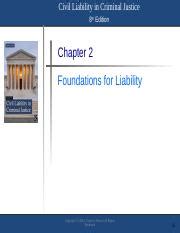 Foundations for Liability in Criminal Justice: Torts vs - balustradellc