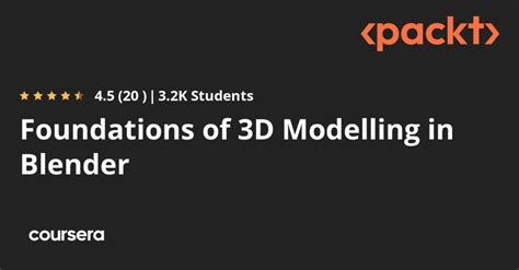 Foundations of 3D Modelling in Blender - Coursera - muktibox.com