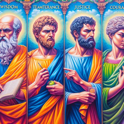 Four Key Virtues - Stoicism AI - balustradellc