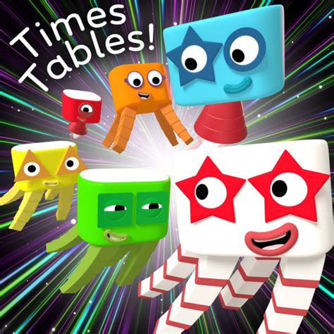 FOUR TIMES TABLE NUMBERBLOCKS MULTIPLICATION TABLE