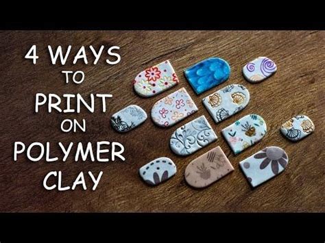 Four Ways to PRINT on Clay - STAMP, SCREEN PRINT, and - muktibox.com