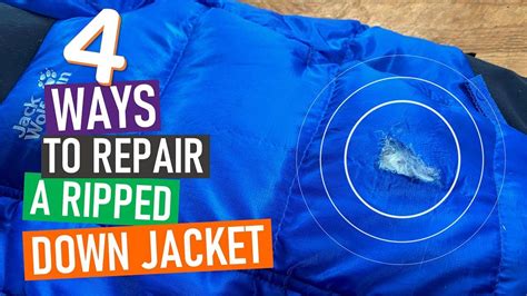 Four ways to repair a ripped down jacket - balustradellc