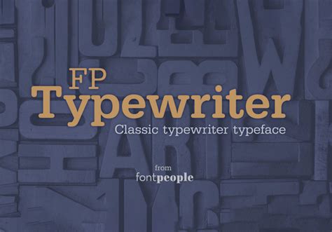 FP Typewriter Font Family - Download free fonts