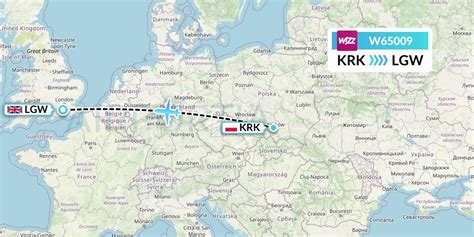 FR2436 (London to Krakow) Flight Status - PlaneMapper