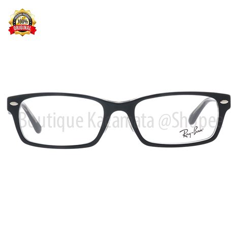 Frame Kacamata Pria Rayban Original RB 8777 D Titanium - Black - balustradellc